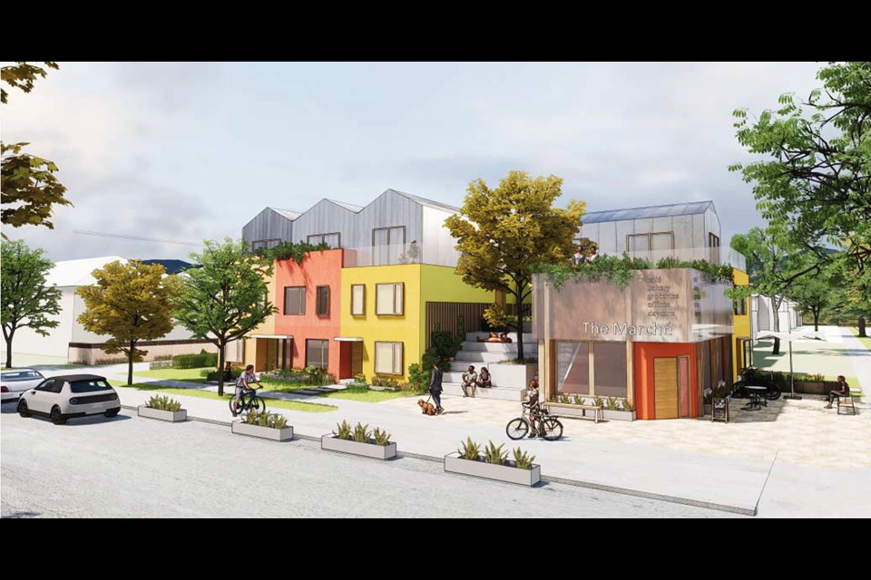 The Co-Living Quadplex won second place in The Mixing Middle competition on Feb. 10, 2022.