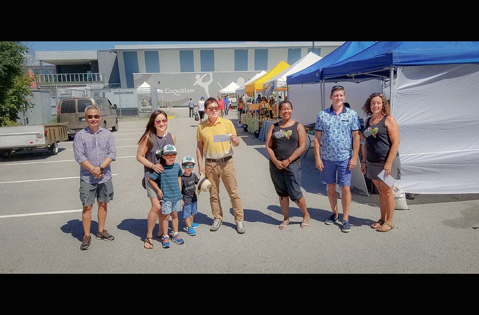 Coquitlam Farmers Market Cheque Presentation 2