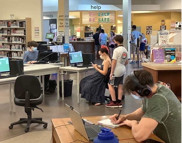 Coquitlam public library heat wave - June 28, 2021