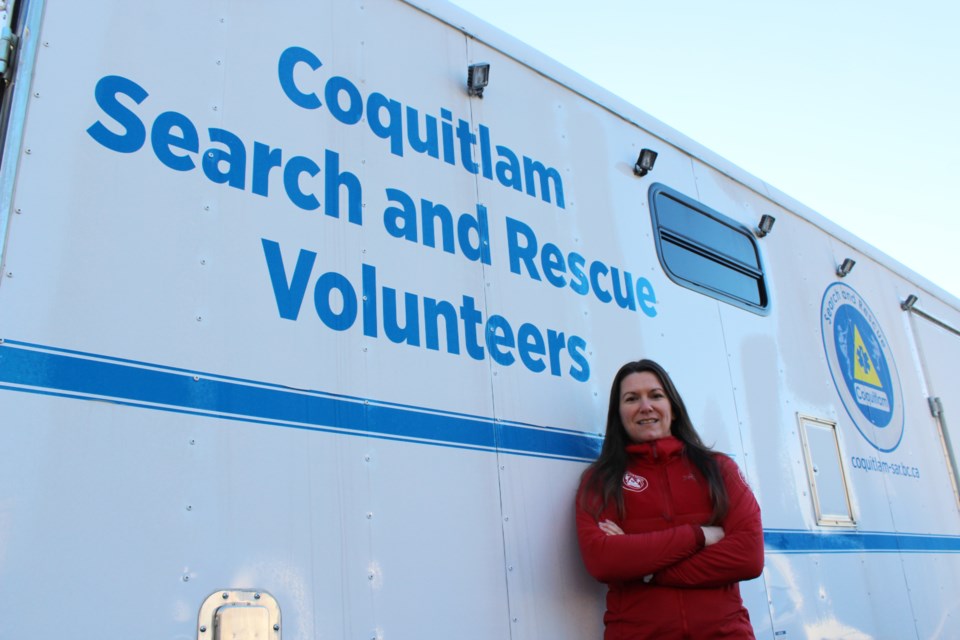 Coquitlam Search and Rescue president Helena Michelis grew up on Burke Mountain in Coquitlam.