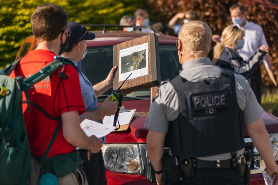 Coquitlam Fire/Rescue and RCMP went door-to-door to 300 homes on Westwood Plateau on May 11 to alert residents about the training exercise and simulated evacuation.