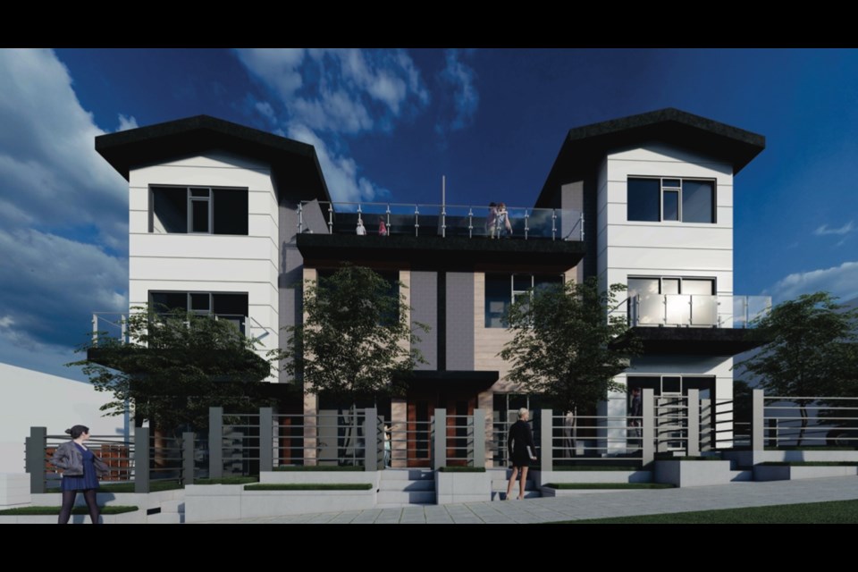 An artist rendering for 717 Edgar Ave., Coquitlam.