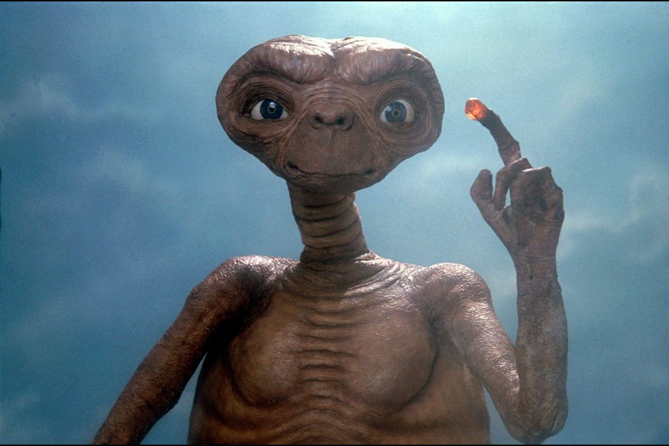 The movie "ET the Extra-Terrestrial" will be screened in Port Coquitlam on Aug. 11, 2024, at Gates Park at 8:45 p.m. Entry is free.
