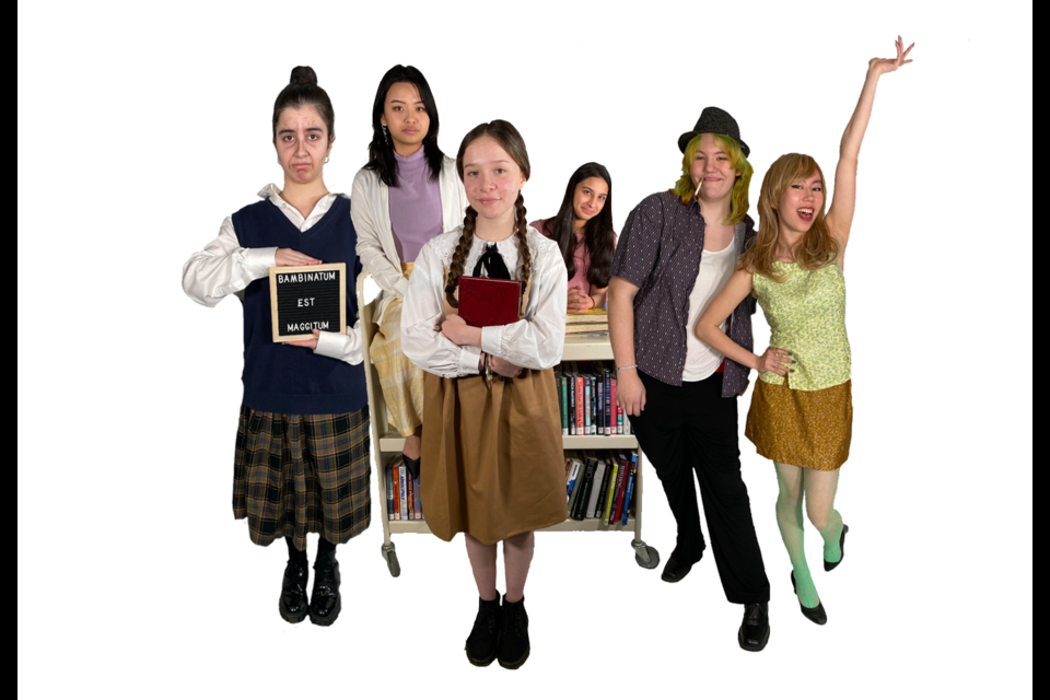 Treehouse Theatre at Coquitlam's Pinetree Secondary School mounts "Matilda The Musical" in February 2023.