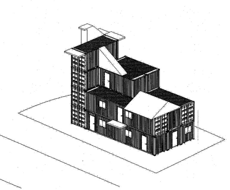 A rendering of the new training centre at the Coquitlam Firehall 1.