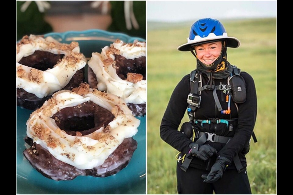 A Coquitlam bakery has created a special carrot cake doughnut in honour of Heidi Telstad, who's set to embark on a 3,600-kilometre trek across Mongolia on horseback in May. A portion of proceeds from each doughnut sold will go to the Veloo Foundation supporting children in that country.