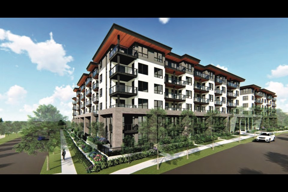 Polygon's proposal for 284 market units at 1160 Inlet St., in Coquitlam.