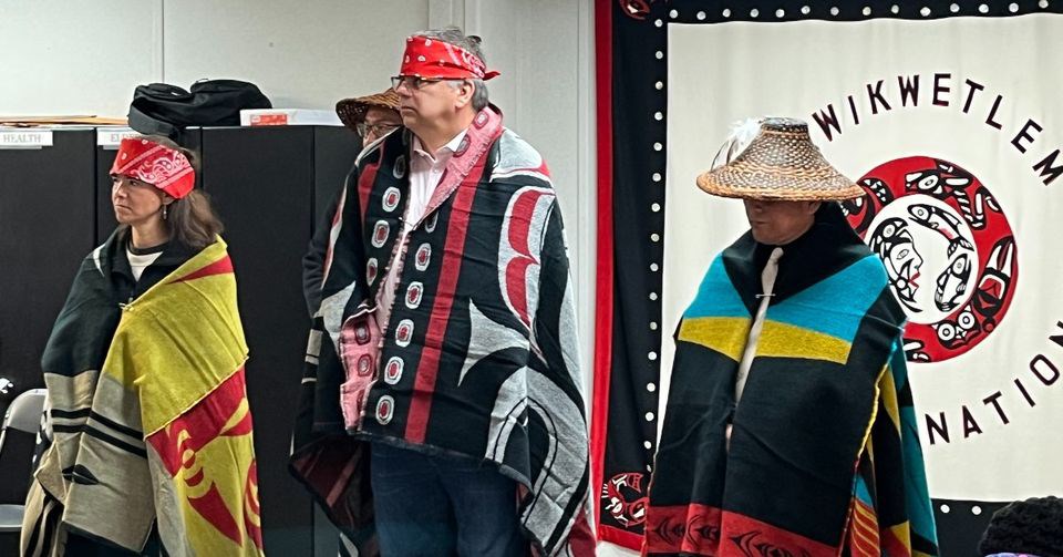 Kwikwetlem First Nation's newly elected council (left to right): Stephanie Patterson, Chief Ron Giesbrecht and George Chaffee.