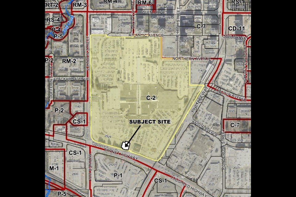 The site map for King Taps in Coquitlam.