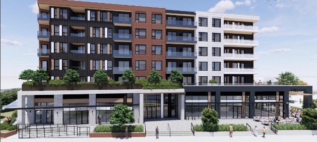 An artist's rendering for the NorthStar development in Port Coquitlam, next to Leigh Square.