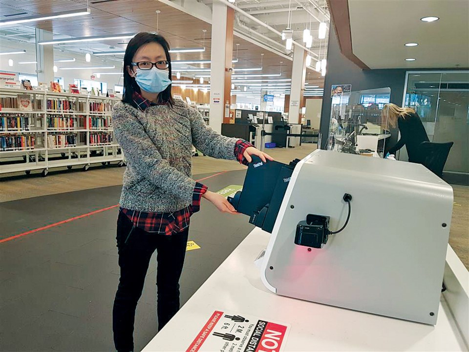 Lendable Laptops kiosk