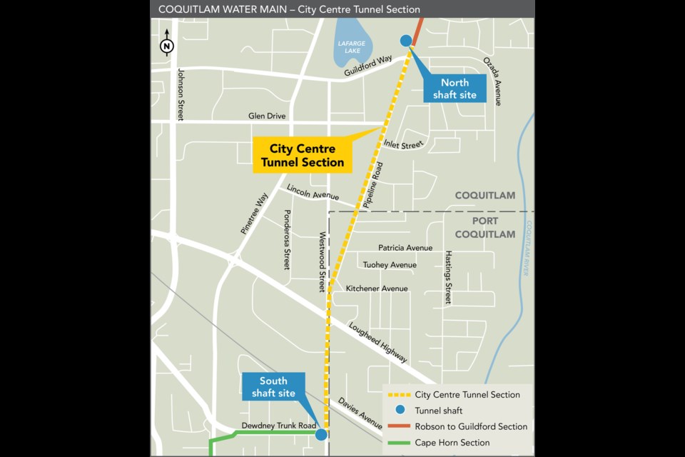Coquitlam Water Main – City Centre Tunnel Section. | Metro Vancouver
