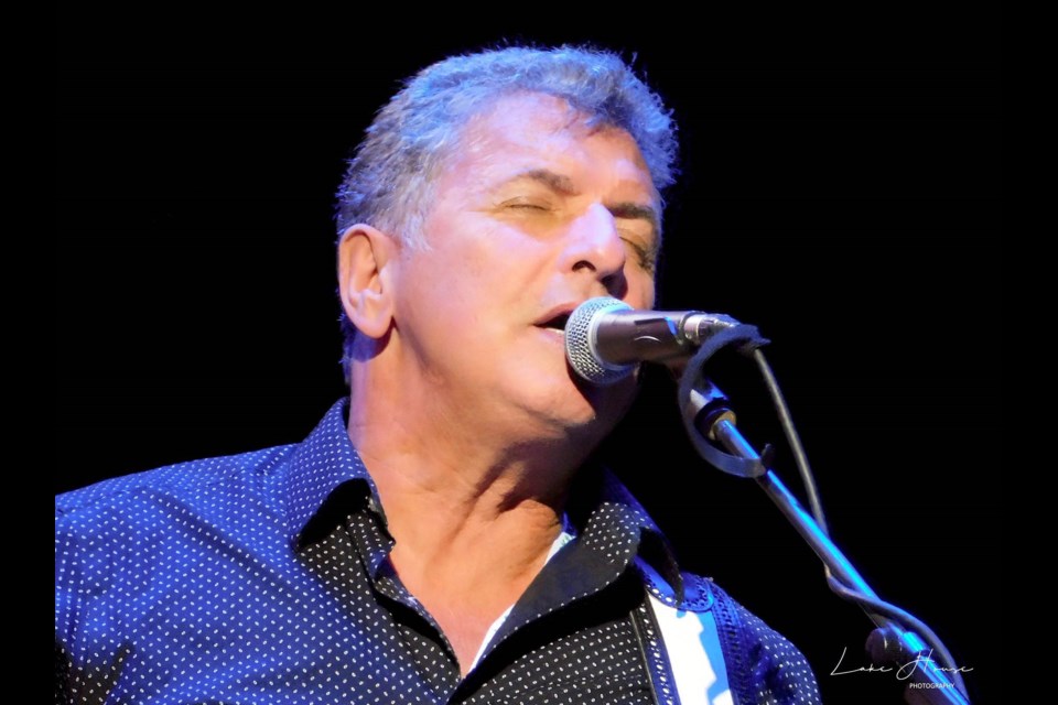 Mick Dalla-Vee (pictured) and Michael Sicoly perform "Simon and Garfunkel: A Musical Celebration" on May 16, 2025, at the Inlet Theatre in Port Moody. 
