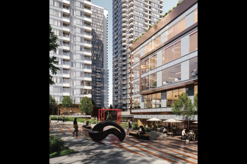Onni's proposal for 516, 520, 524, 528, 532, 538, 548, 558, 562 and 566 Brookmere Ave. in Coquitlam.