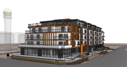 Otivo Development Group of Burnaby plans to construct a five-storey mixed-used building at 2650 Burleigh Ave. and 2634–2636 Kingsway Ave. in Port Coquitlam.
