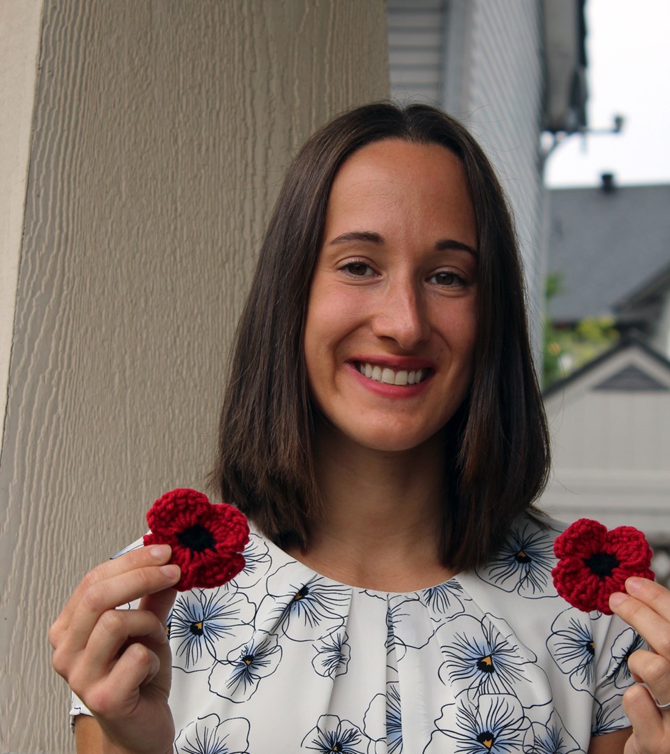 Why Is This Port Coquitlam Woman Crocheting Poppies Tri City News