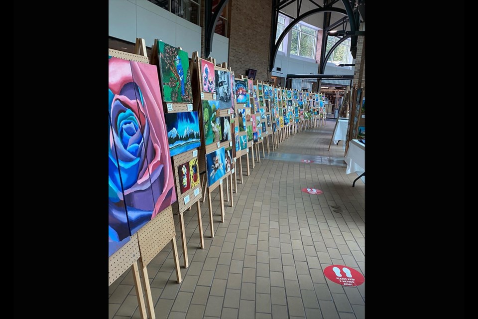The Port Moody Children's Art Festival at city hall. Pictured here in 2022.