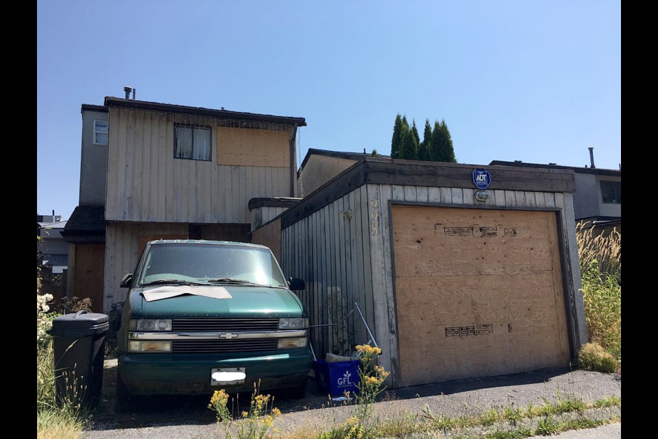 The home at 995 Cherrybrook Pl. in Coquitlam is ordered to come down by the city.