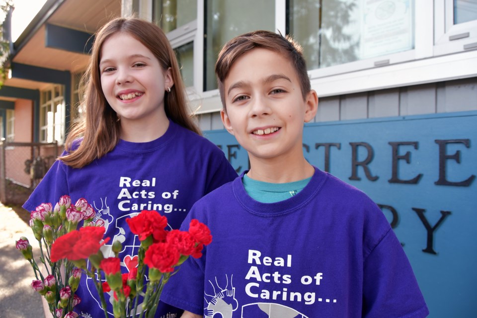 Grade 5 students Kate Jarvic and Jackson Kurylo, both 10, are students at Porter Elementary School in Coquitlam.