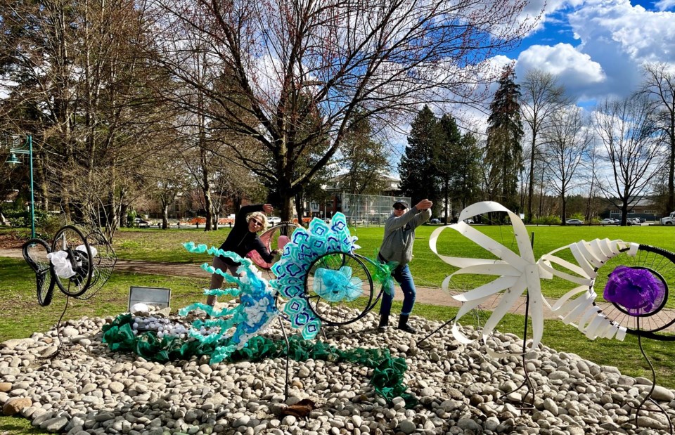 Recycling Art in Port Coquitlam