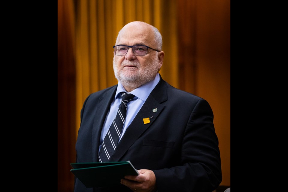 Coquitlam-Port Coquitlam Liberal MP Ron McKinnon in the House of Commons.