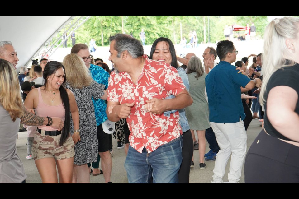 Several hundred people were at the Lafarge Park Latin Fiesta on June 22, 2024 at Town Centre Park in Coquitlam. The event was sponsored by the Tri-City News.