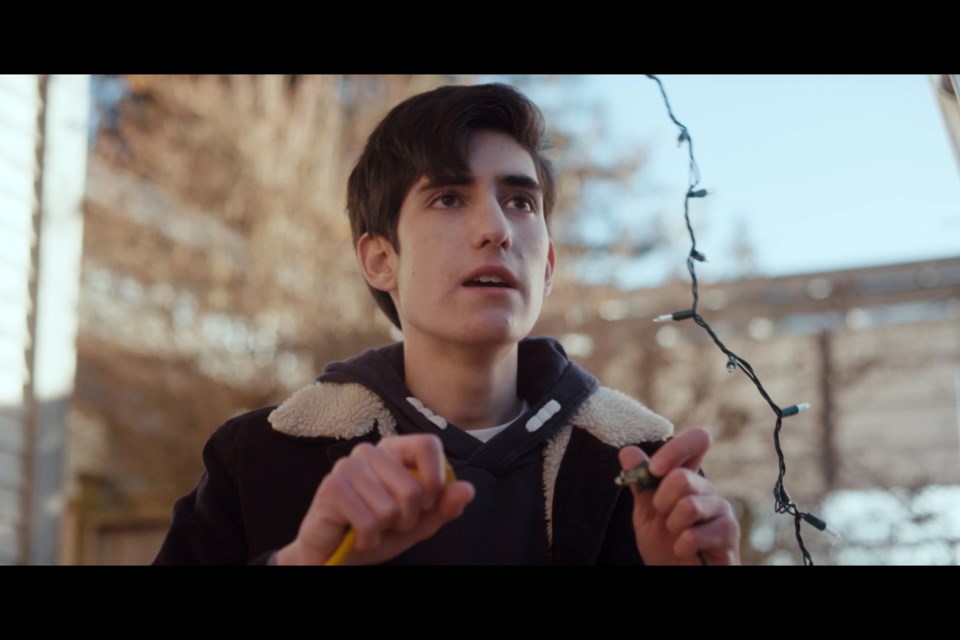 Ricardo Ortiz plays Nick, a 16-year-old teen who unwittingly cancels Christmas then must find a way to restore the holiday in his family's film production, “Saving Christmas.”