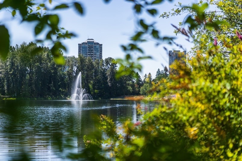 town-centre-park-lafarge-lake-coquitlam-skytrain