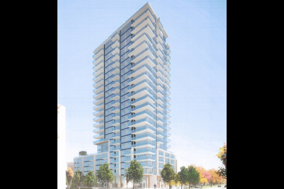 "Westbury" is the name of the proposed tower at Pipeline Road and Inlet Street in Coquitlam.
