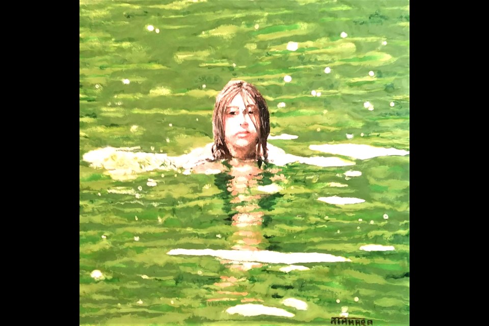 Treading Water by Port Coquitlam artist Angela Tahara.