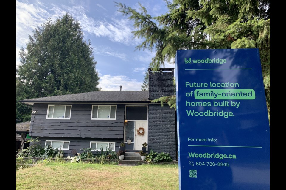 One of the homes that will be demolished by Woodbridge Rindall if its townhouse proposal is OK'd by Port Coquitlam city council.