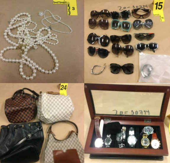 0111 Coquitlam RCMP stolen items 