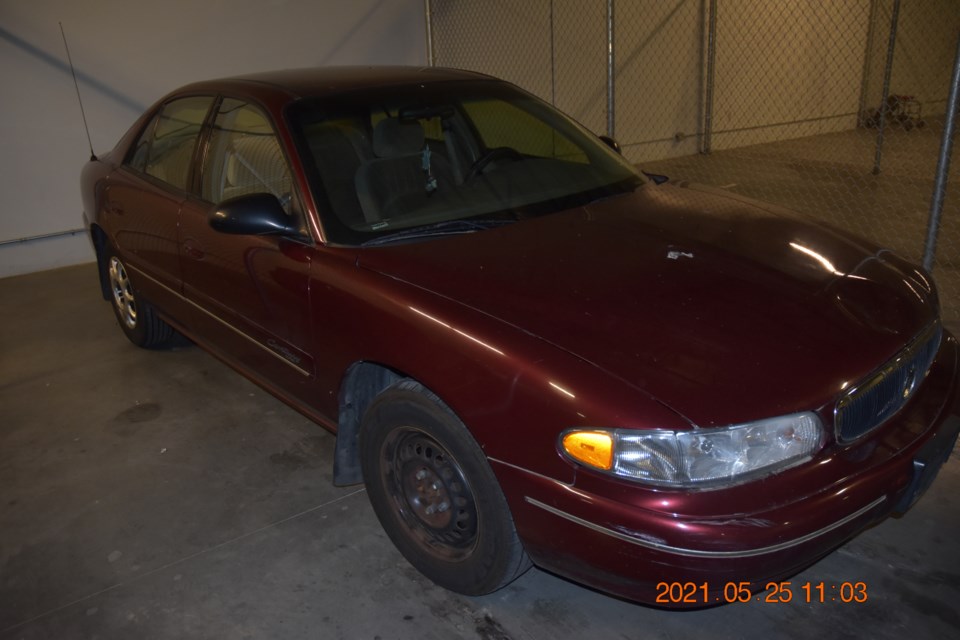 A photo of the suspect vehicle believed to be involved in the Saturday, May 22 shooting in Coquitlam.