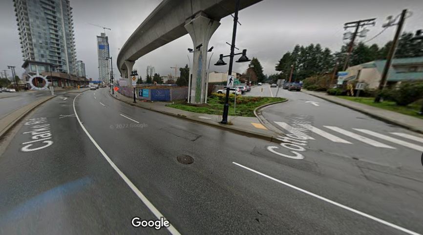 North Road at Cottonwood Avenue in Coquitlam was blocked off at 3 p.m. due to a report of a gas leak.