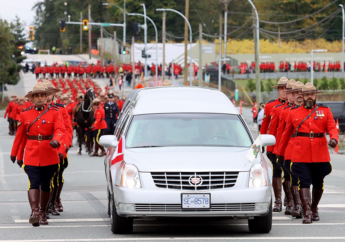 Photos: First responders say goodbye to Const. Rick O'Brien