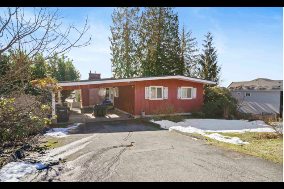 This 1960s era rancher on a large lot at 3140 Highland Dr. Coquitlam recently sold for $3.2 million.