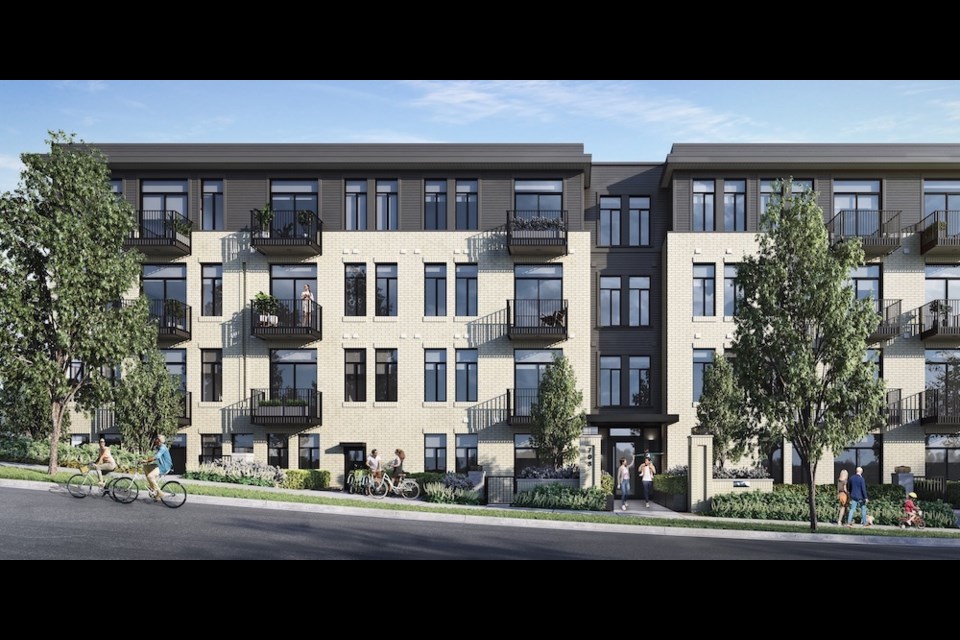 The exterior of the Allison at 708 Edgar Ave., in Coquitlam.