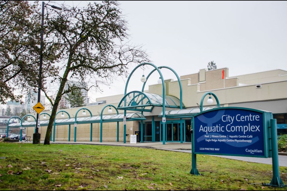 The City Centre Aquatic Complex in Coquitlam will be partially closed next year for renovations and expansion.