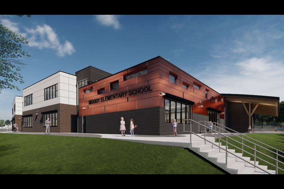 A new replacement school for Moody elementary will be built at 110 Buller St., Port Moody.
