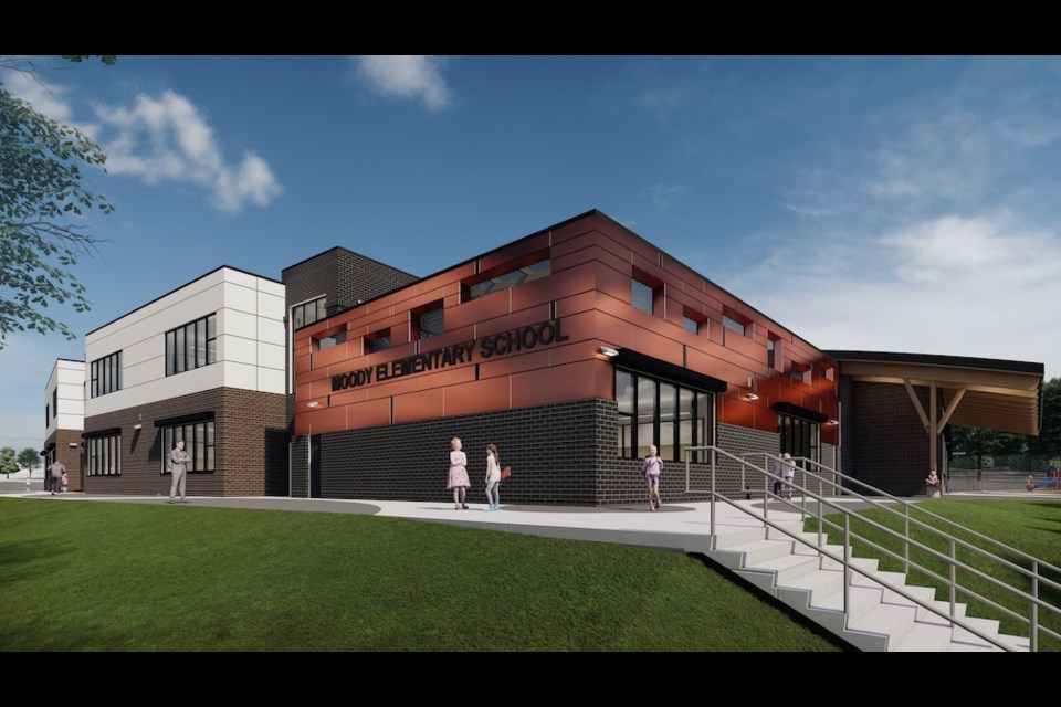 A new replacement school for Moody elementary will be built at 110 Buller St., Port Moody.
