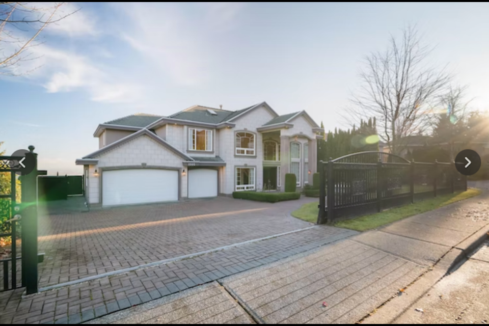 Front entrance of 1505 Stonecrop Crt. in Coquitlam, in Westwood Plateau, which is for sale for $4.1 million.