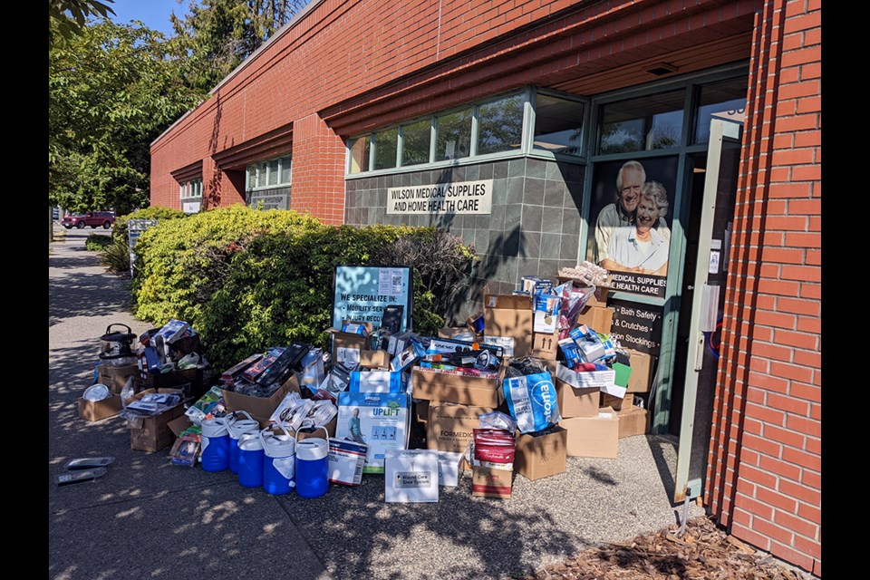 Wilson Pharmacy in Port Coquitlam donates $30,000 worth of medical equipment and supplies for Ukraine humanitarian support.