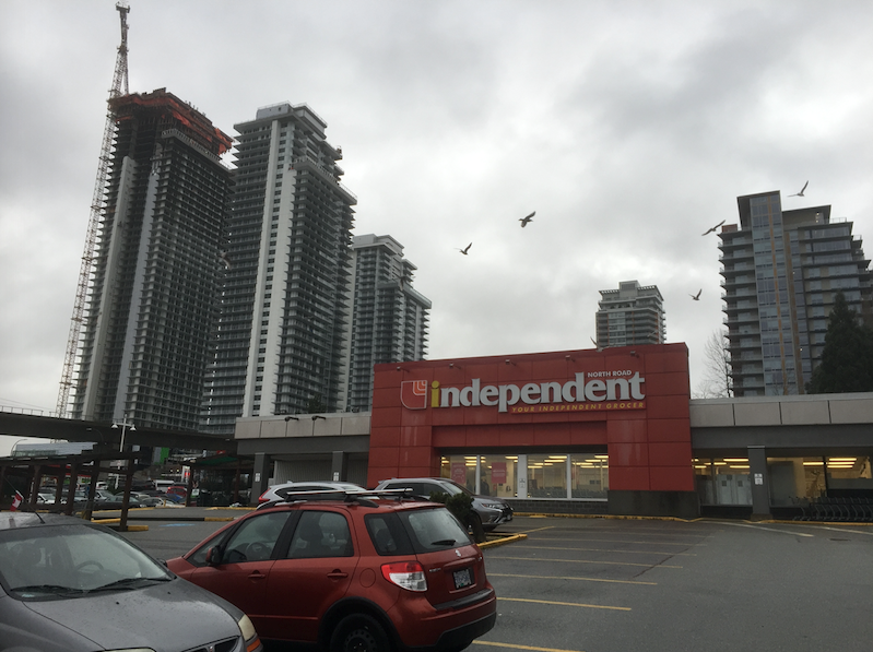 Despite development growing all around it, Loblaws has announced it is closing the Your Independent Grocer at Cariboo Centre in Coquitlam.