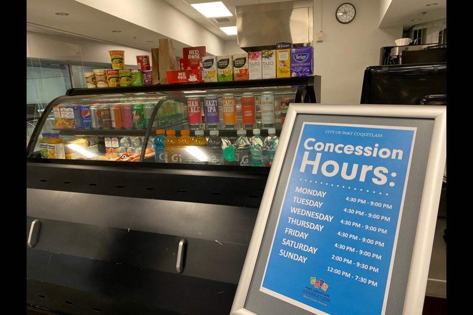A number of beverage options, including specialty teas and local craft beer are available at the new concession at the Port Coquitlam Community Centre.