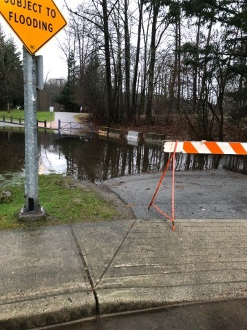 Heavy rains, localized flooding shut down Gates Park during an extreme weather event last fall.
