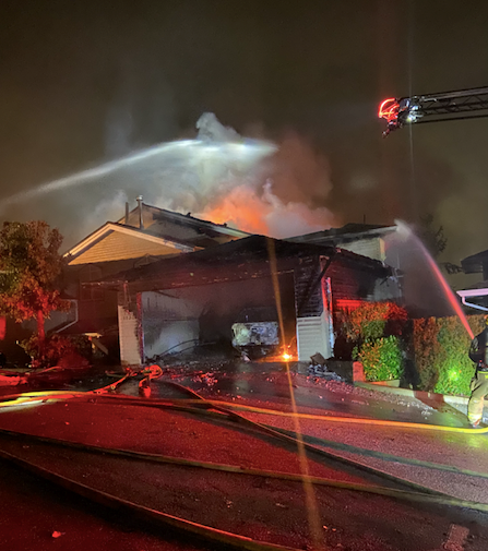 Port Coquitlam garage fire