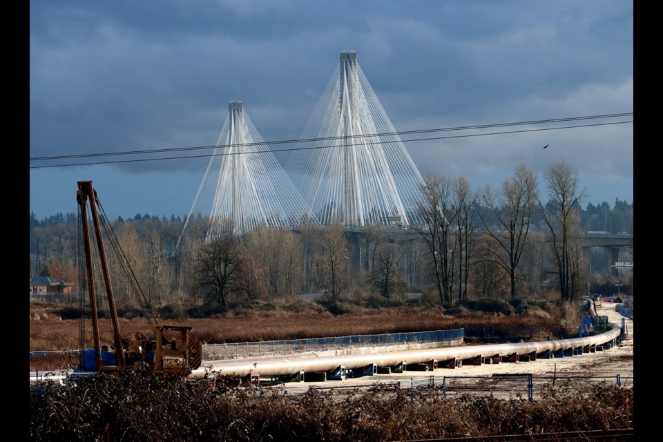 MARIO BARTEL/THE TRI-CITY NEWS 
Construction of the Trans Mountain pipeline proceeds through Coquitlam's Colony Farm.