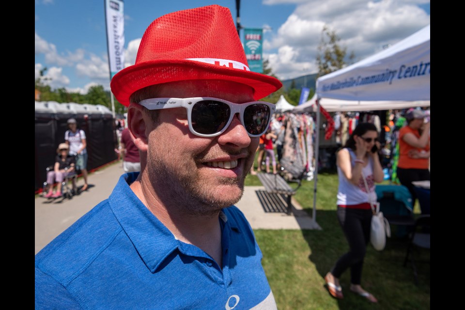 Canada Day 2022 - Oscar Robertsson showing some Canada pride.