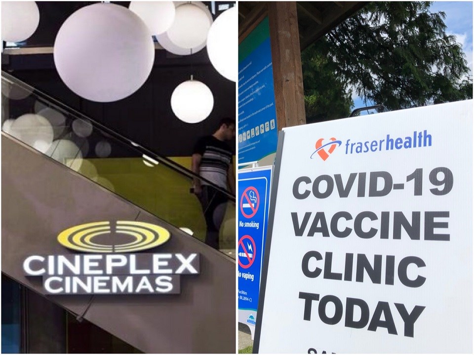 Cineplex Coquitlam COVID-19 vaccine clinic - Aug. 6, 2021