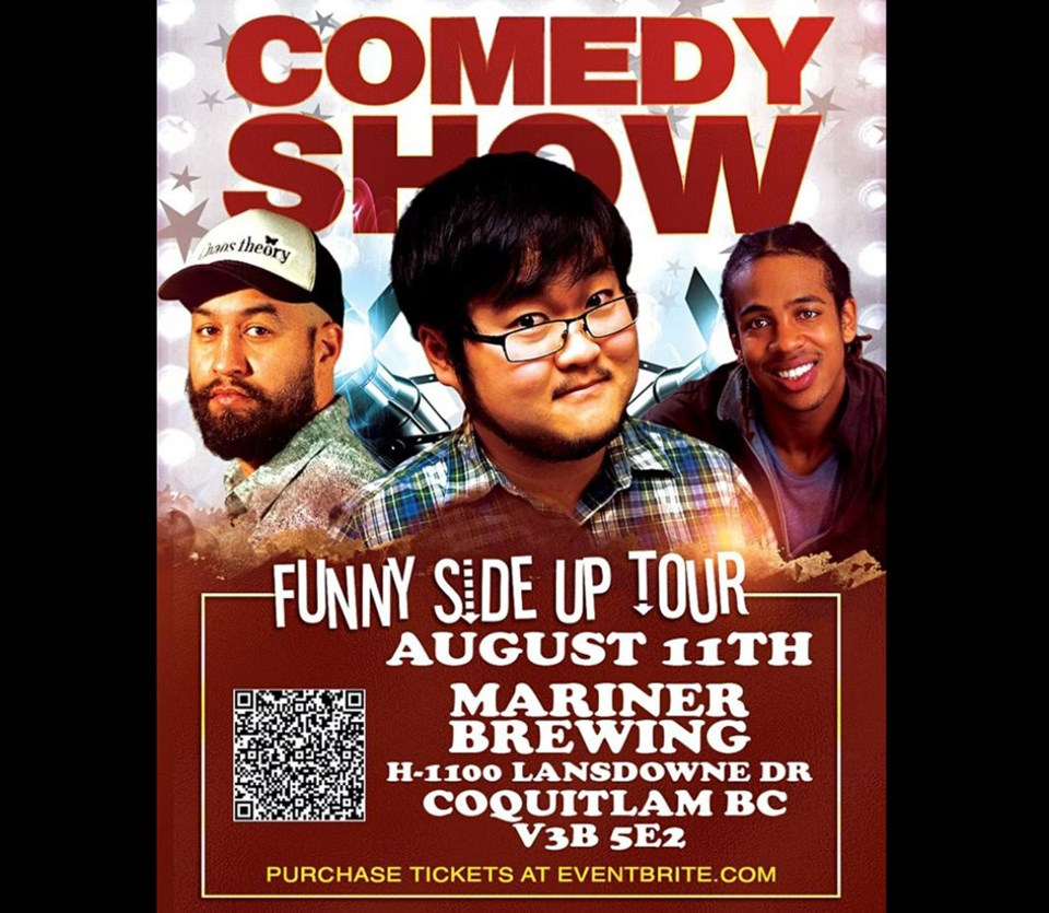 FunnySideUpMarinerBrewingCoquitlamComedyShowAugust2022